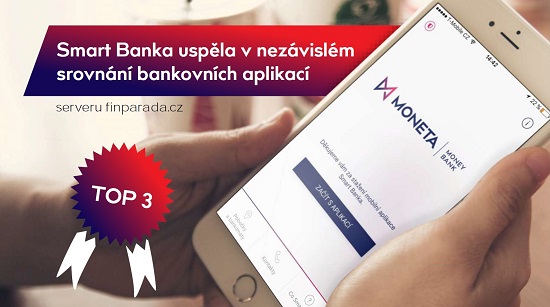 Smart Banka od MONETA Money Bank v hodnocení na Finparádě.cz