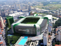 Allianz Aréna v Sao Paulu v Brazílii