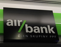 Půjčka od Air Bank je podle testu výhodná. Na snímku logo Air Bank.