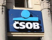 Lednová nabídka nových strukturovaných investičních fondů od ČSOB. Na snímku logo ČSOB.