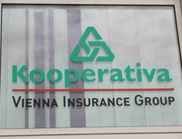 Pojišťovna Kooperativa připíše svým klientům zhodnocení ve výši 3,8 %. Na snímku logo Kooperativy.