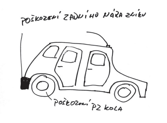 Pojišťovna - kresba 1