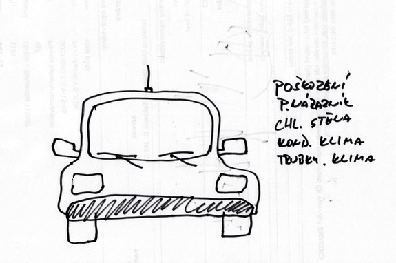 Pojišťovna - kresba 2