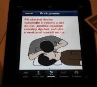 Obrázky pomáhající při poskytnutí první pomoci v aplikaci Manager