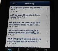 Zprávy z pojišťovny v aplikaci Manager