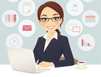 V posledn&iacute;m čtvrtlet&iacute; roku roste počet online plateb kartou. Využ&iacute;v&aacute; jich 45&nbsp;% Čechů. Na&nbsp;sn&iacute;mku žena u&nbsp;poč&iacute;tače.