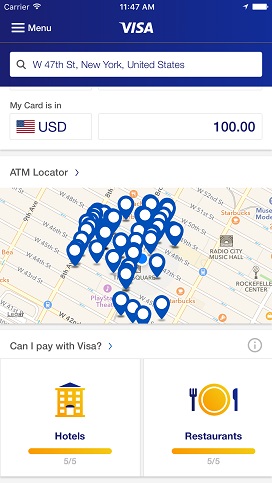 Visa Travel Tool
