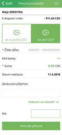 Aplikace Kreditka - obrázek 2