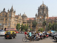 Mumbai, nádraží - Indie