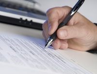 Podpis smlouvy o půjčce