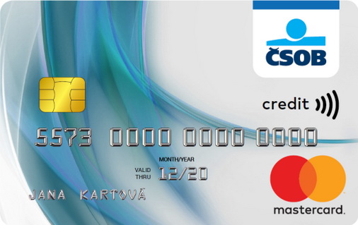 Obrázek 1: Kreditní karta ČSOB