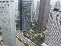 Obrázek: Výškové budovy - finanční centrum Tokia